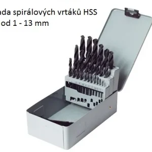 Finální Výprodej Sada 25 ks spirálových vrtáků Ø 1 -13 mm